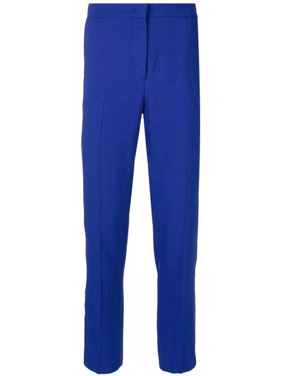 Msgm Cropped-hose Mit Lockerem Schnitt In Blue