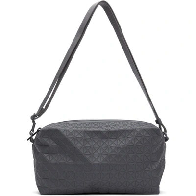 Bao Bao Issey Miyake Grey One-tone Saddle Bag In 12-gray