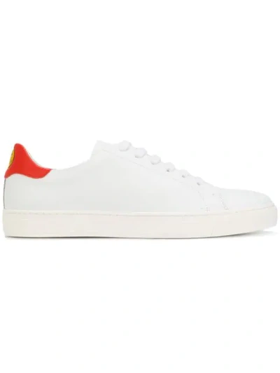 Anya Hindmarch Wink Low-top Leather Trainers In Multicolor