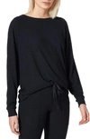 Joie Jennina Drop Shoulder Sweater In Caviar