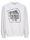 Opening Ceremony White Warped Logo Sweatshirt