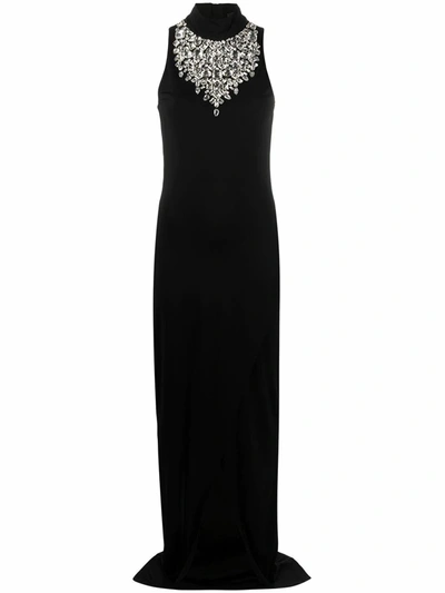 Balmain Women's  Black Viscose Dress