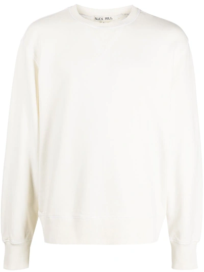 Alex Mill Cotton Crewneck Sweatshirt In Natural