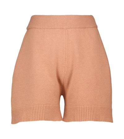 The Frankie Shop Women's Juno Wool-blend Knit Lounge Shorts In Neutral