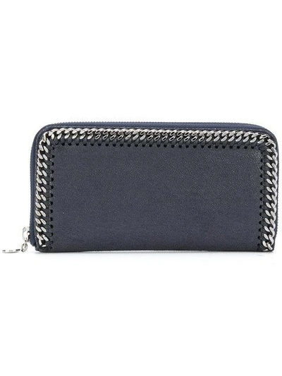 Stella Mccartney Falabella Zip Wallet - Blue