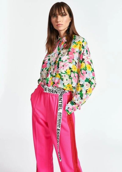 Essentiel Antwerp Antwerp - Zunco Floral Print Shirt In Ballerina