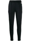 Moncler Side Panel Track Pants In Black