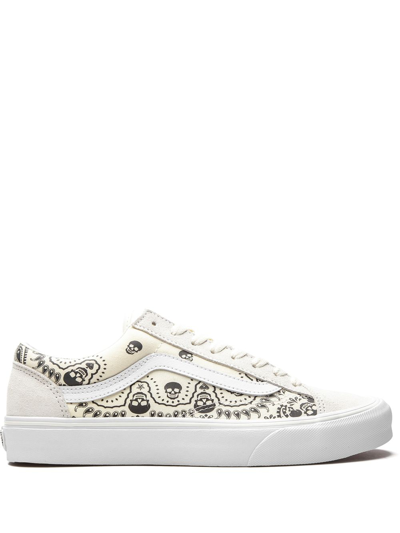 Vans Style 36 Bandana Sneakers In White