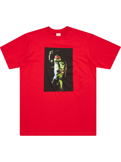 Supreme Raphael T-shirt In Red | ModeSens