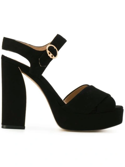 Tory Burch Sandalo Con Platform Loretta In Black