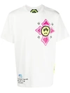 Barrow Logo-print Cotton T-shirt In White,yellow,black,light Blue,fuchsia