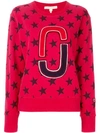 Marc Jacobs Red 90's Star Sweatshirt