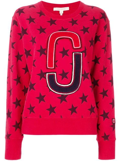 Marc Jacobs Red 90's Star Sweatshirt