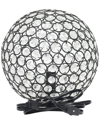 Lalia Home Elegant Designs Eclipse 10 Crystal Ball Sequin Table Lamp In Bronze