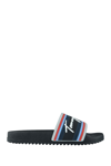 Tommy Hilfiger Men's Rayce Pool Slides Men's Shoes In Black