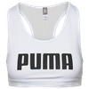 Puma 4keeps Mesh Back Medium Impact Sports Bra In  White