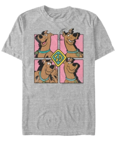 Fifth Sun Men's Scooby Doo Scoob Four Up Short Sleeve T-shirt In Athletic H