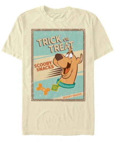 Fifth Sun Men's Scooby Doo Retro Scoob Short Sleeve T-shirt In Natural