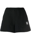 Opening Ceremony Black Warped Logo Sweat Shorts