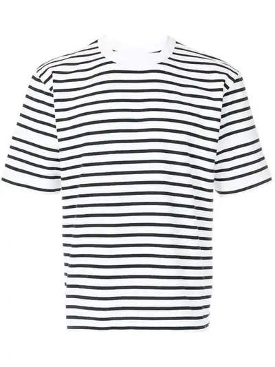 Sacai Dixie Striped Cotton-jersey T-shirt In Multicolor