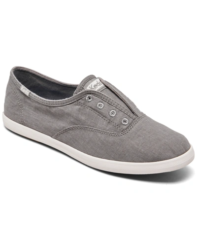 Keds Women's Chillax Slip-on Casual Sneakers From Finish Line In Medium Grey