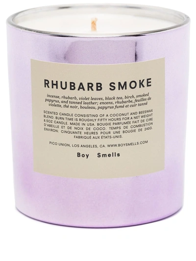 Boy Smells Rhubarb Smoke Candle (240g) In Purple