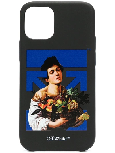 Off-white Black Caravaggio Boy Iphone 12 Mini Case In Nero