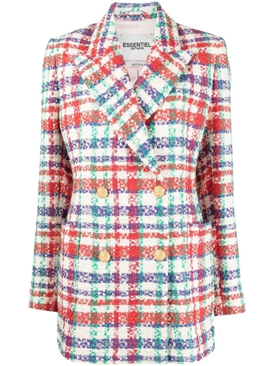 Essentiel Antwerp Antwerp Zoyster Oversized Blazer - Combo1 Off White Z1ow In White