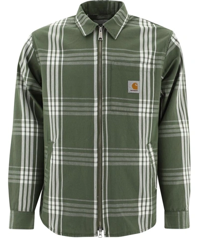 Carhartt "cahill" Overshirt In Green