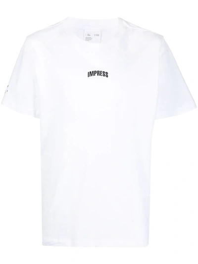 Helmut Lang Graphic-print Cotton T-shirt In White