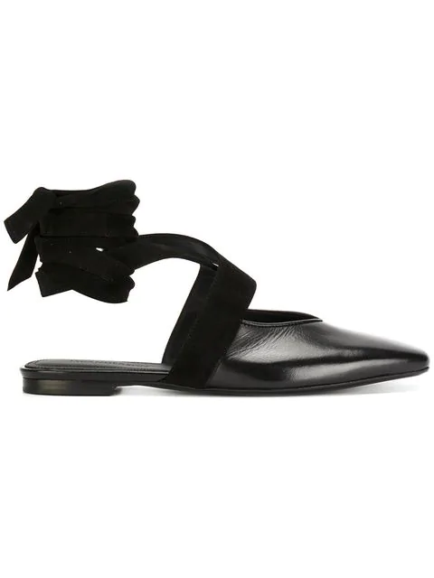 backless ballet flats