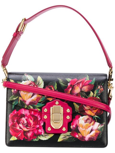 Dolce & Gabbana Floral Shoulder Bag | ModeSens