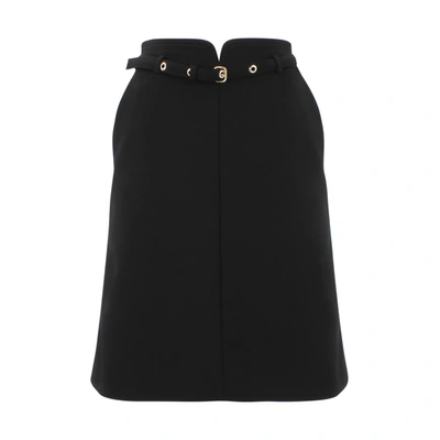 Red Valentino Mini Skirt In Black