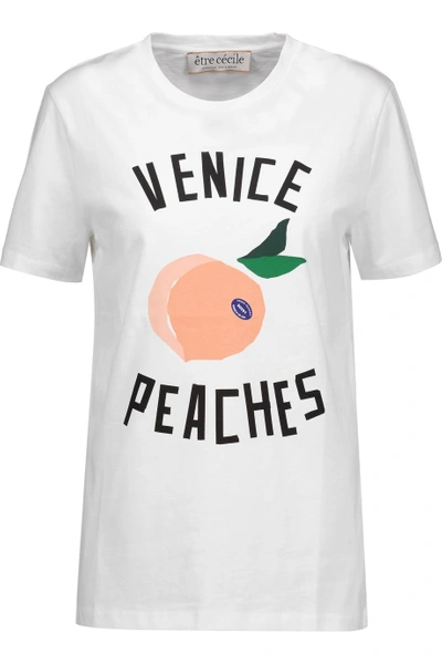 Etre Cecile Venice Peaches Printed Cotton-jersey T-shirt