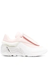 Raf Simons Two-tone Oversize-sole Sneakers In Pink