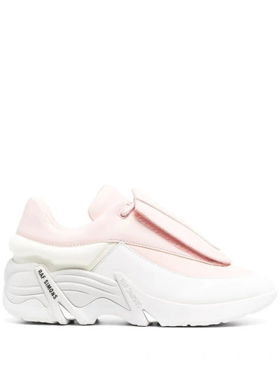 Raf Simons Two-tone Oversize-sole Sneakers In Pink