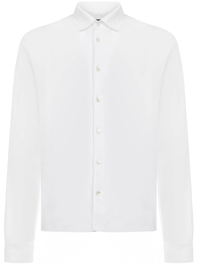 Herno Technical Jersey Shirt In White