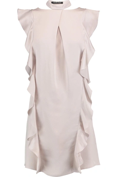 Marissa Webb Kera Ruffled Printed Silk Mini Dress