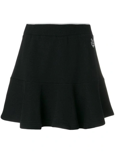 Kenzo Black Tiger Crest Miniskirt