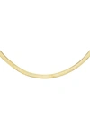 Adinas Jewels Adina's Jewels Herringbone Necklace In Gold