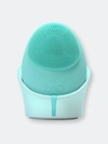 Zaq Mellow W-sonic Silicone Facial Cleansing Brush In Green