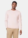 Theory Crewneck Long Sleeve Pullover Sweater In Russo