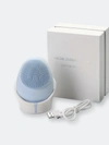 Zaq Mellow W-sonic Silicone Facial Cleansing Brush In Blue