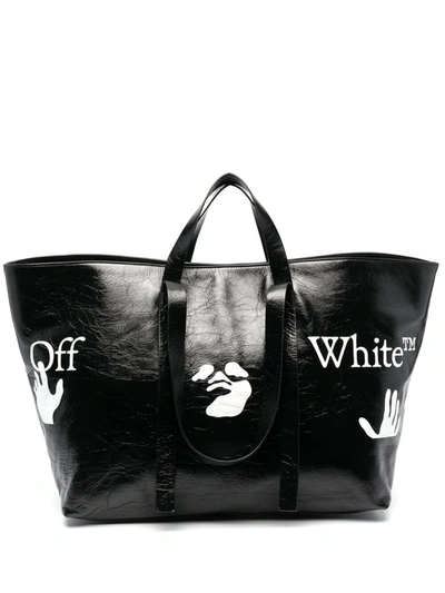 Off-white Black Commercial Tote Bag