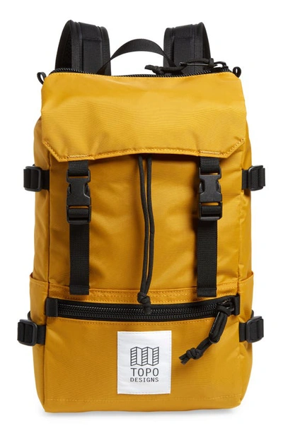 Topo Designs Mini Rover Backpack In Mustard/ Mustard