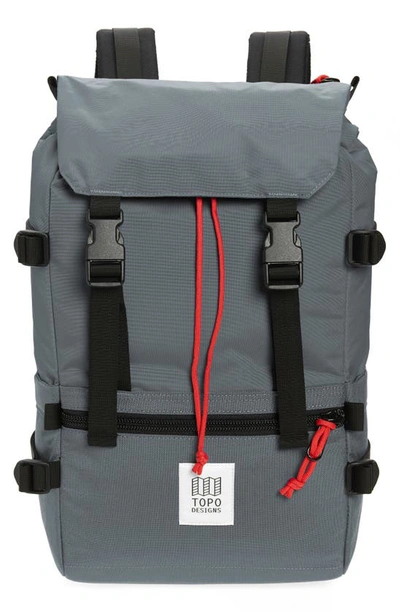 Topo Designs Rover Backpack In Charcoal
