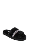 Minnetonka Women's London Slide Slippers Women's Shoes In Black