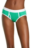 Tomboyx Next Gen Iconic Briefs In Kelly Green