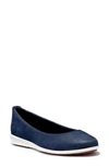 Timberland Women's Bradstreet Ultra Ballerina Flats Women's Shoes In Navy Nubuck