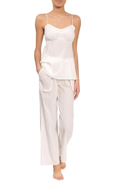 Everyday Ritual Lily Simone Pajamas In White